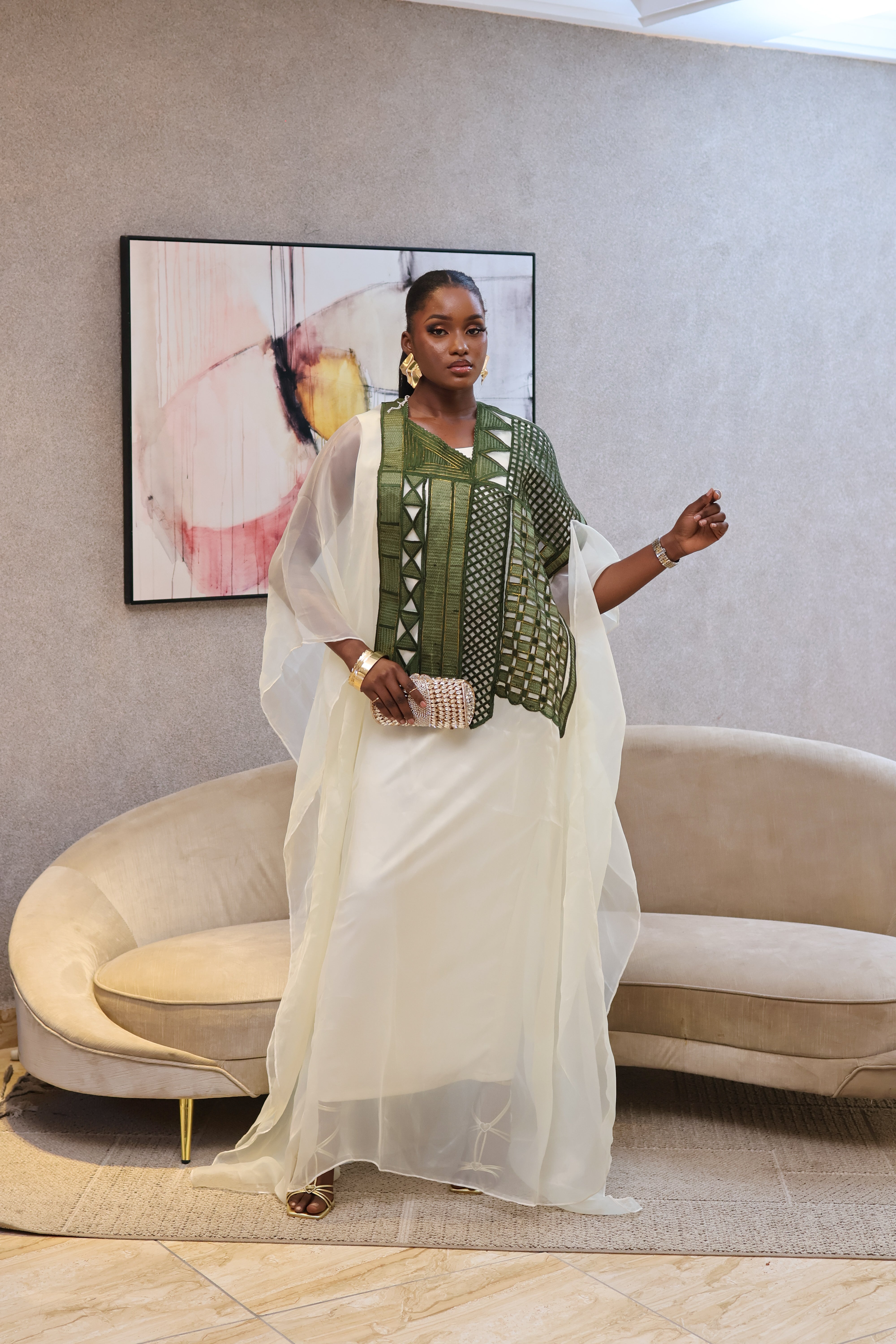 Upgraded Chic kaftan dress